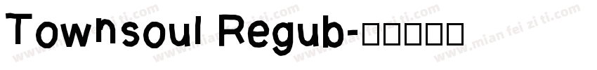 Townsoul Regub字体转换